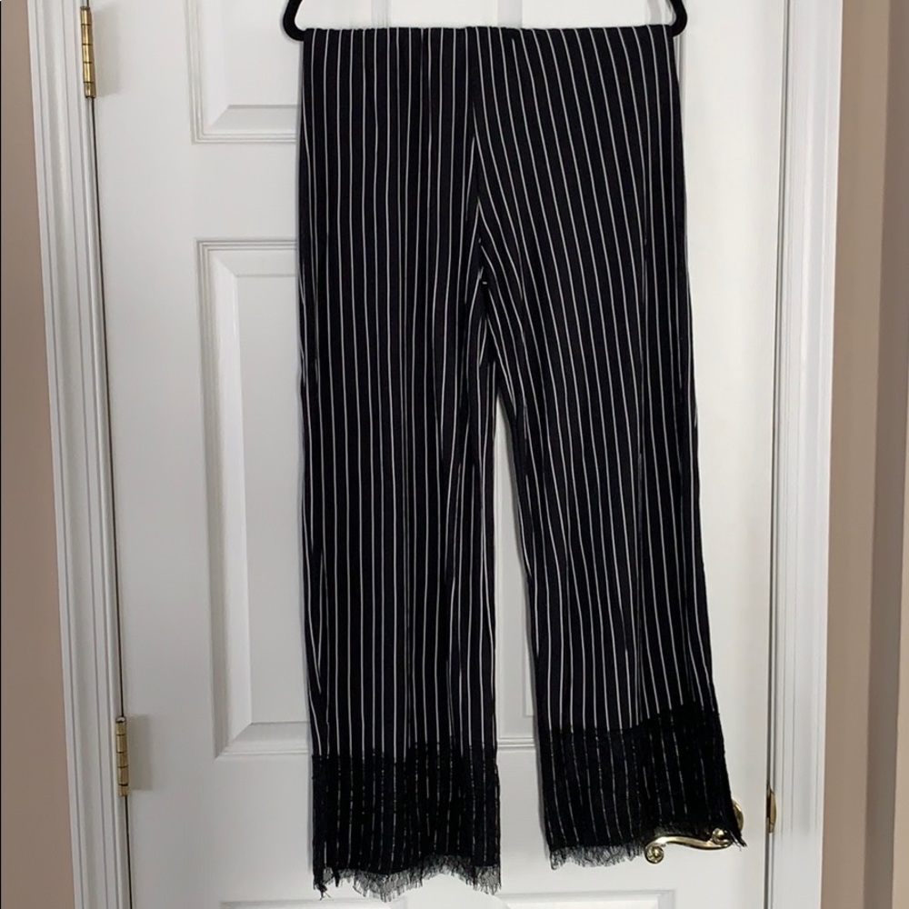 NWT Zara striped flowy pants